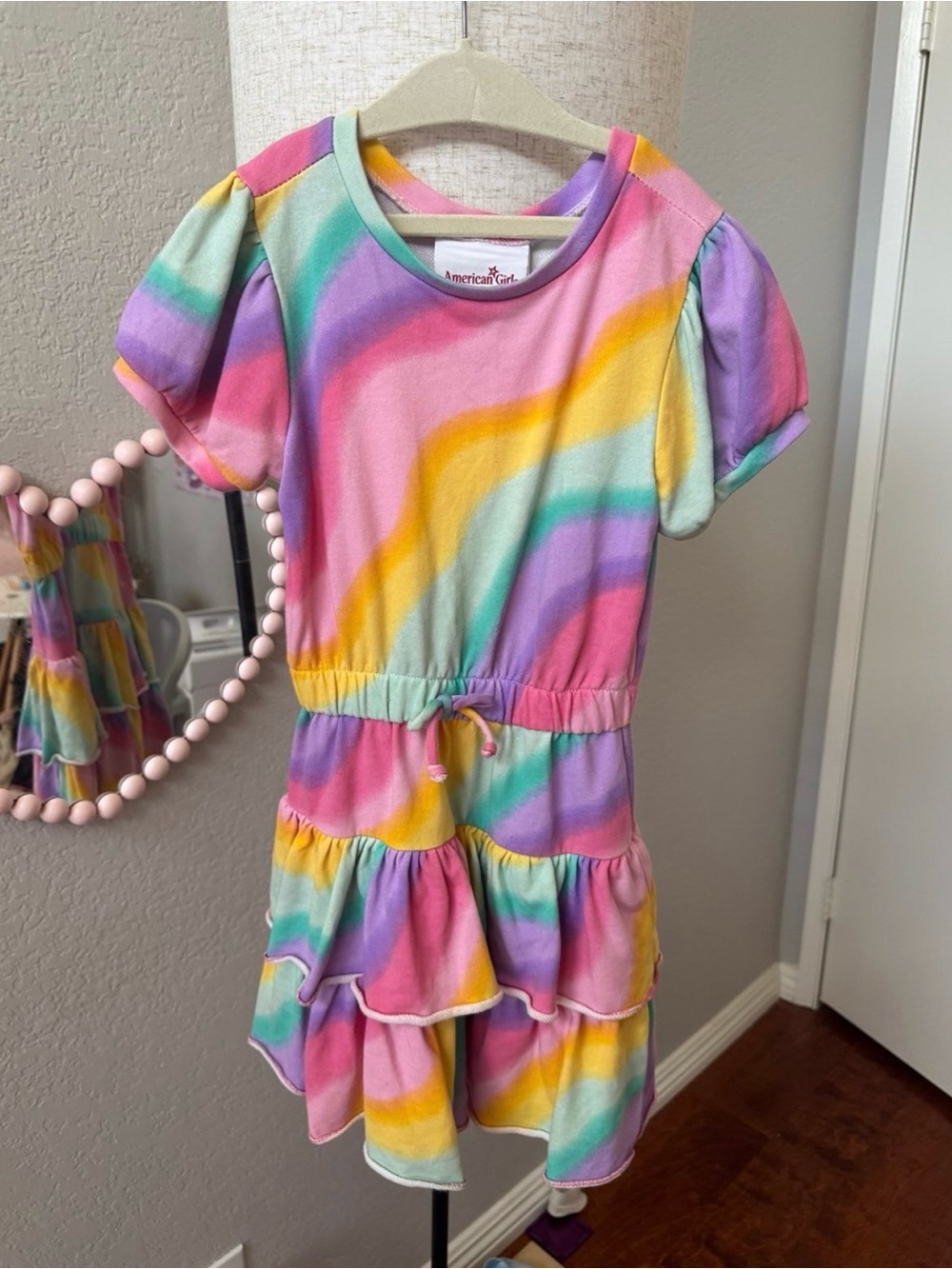 American Girl Summer GOTY 2025 Matching Rainbow Dress